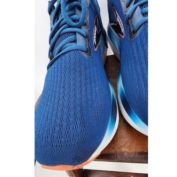 Men's Brooks Glycerin 21 Running Athletic Sneakers Blue Orange Size US 14 - Picture 8 of 11
